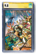 Mighty Morphin Power Rangers Teenage Mutant Ninja Turtles II #1 Metalhead Full Art Variant CGC Signature Series 9.8 Signed