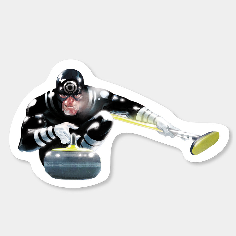 Bullseye Curling Sticker