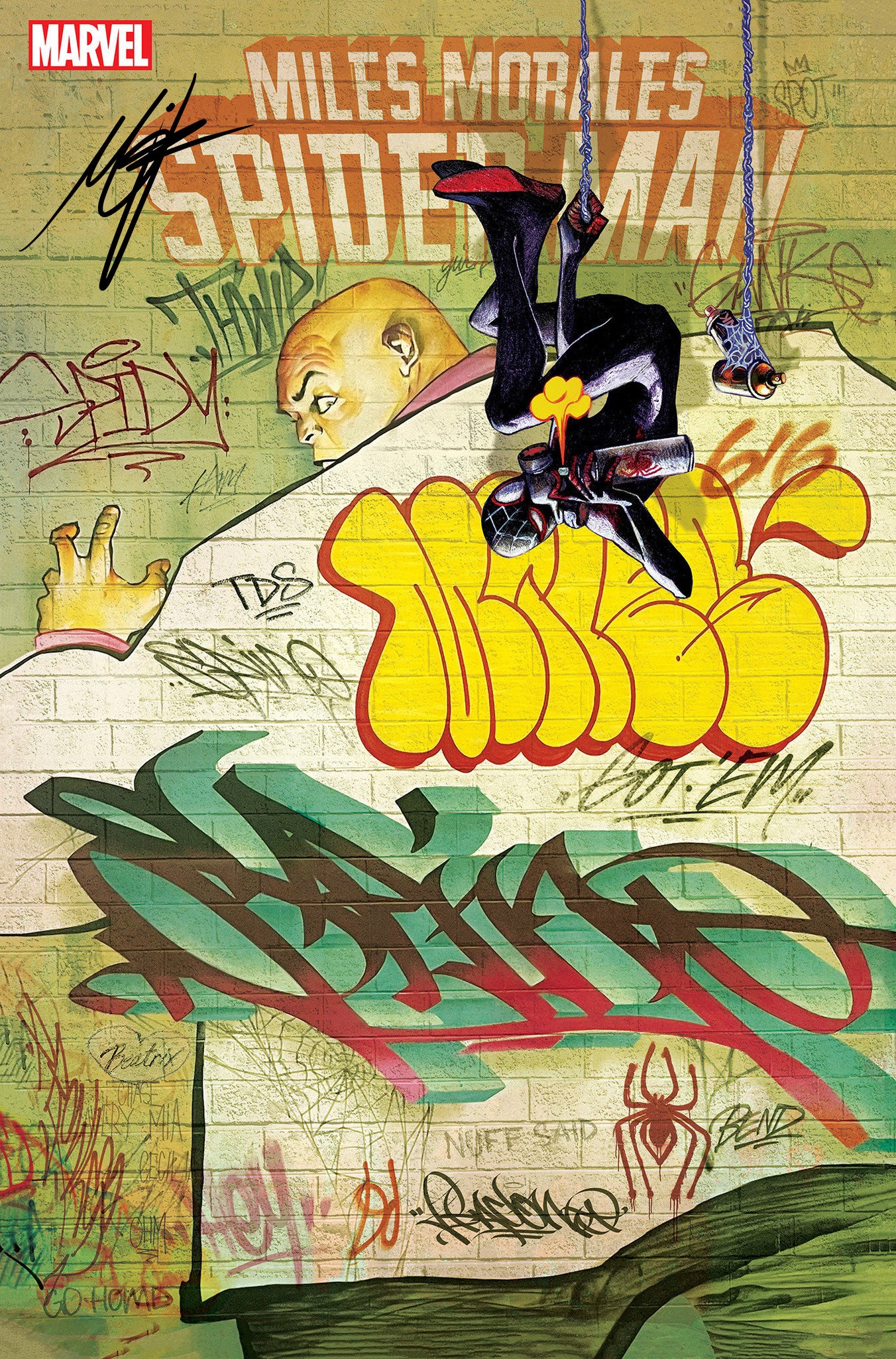 Miles Morales: Spider-Man #1 Del Mundo Graffiti Variant SIGNED