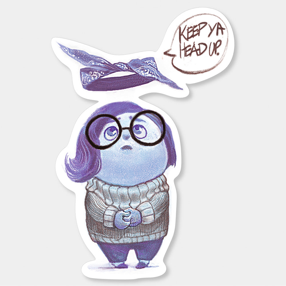 Keep Ya Head up Sticker
